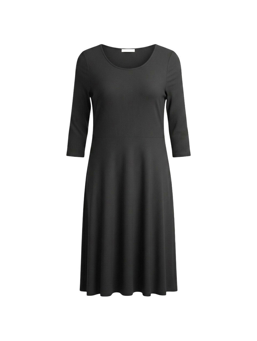 Umgee Black Women S Midi Dress 3/4 Sleeves